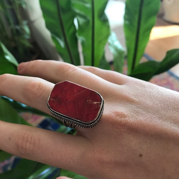 See sediment Jasper silver ring - Picture 3 of 3